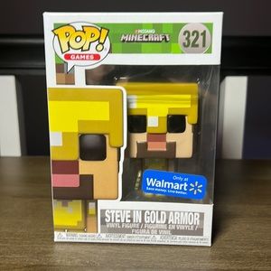Funko POP! Minecraft, Steve In Gold Armor 321